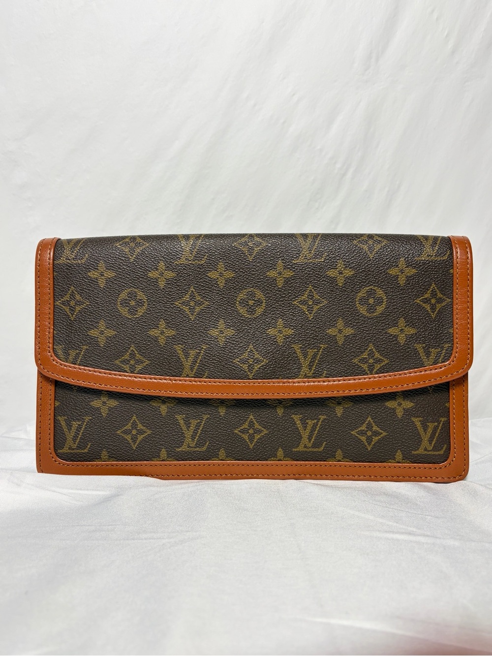 Louis Vuitton Dame GM Mono Clutch | Crossbody Conversion Insert | Vintage France